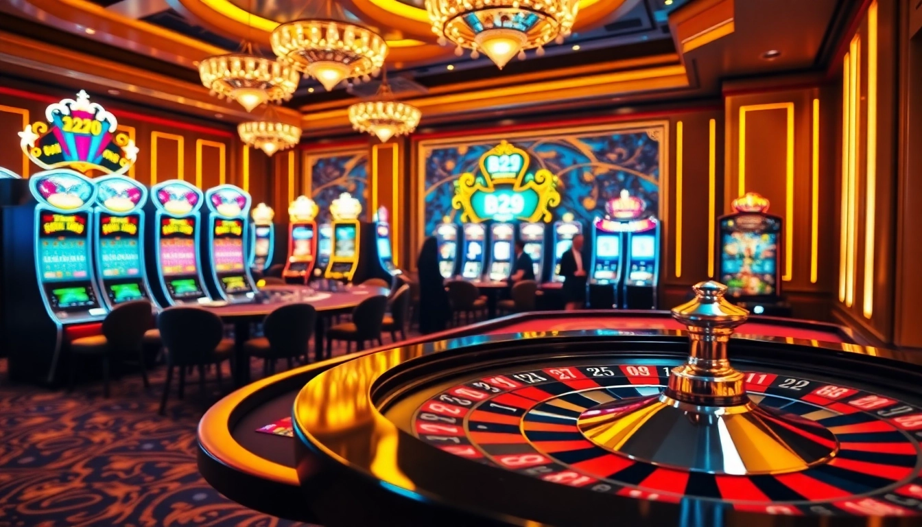 Experience the thrill of high-stakes gambling at B29's vibrant casino.