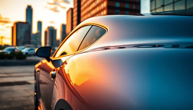 Protecting vehicle surfaces with PPF Chattanooga for a glossy finish and durability.