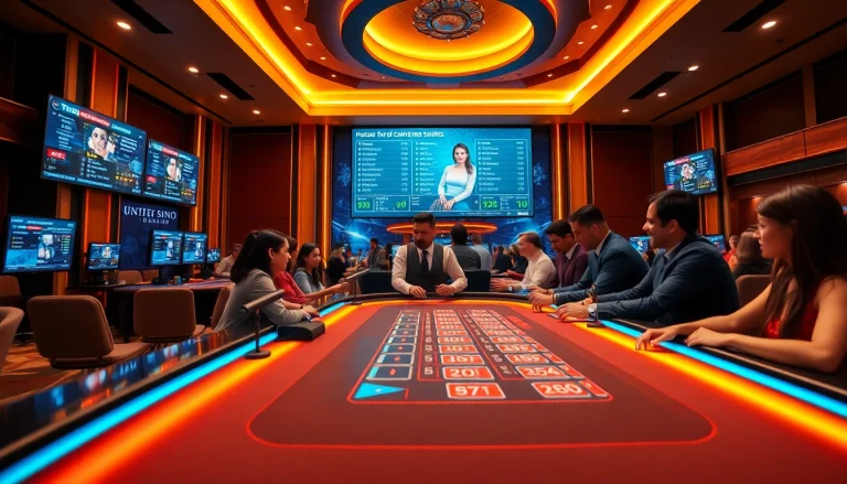 Experience the thrill of online gaming at 123b.faith with an immersive live casino scene.