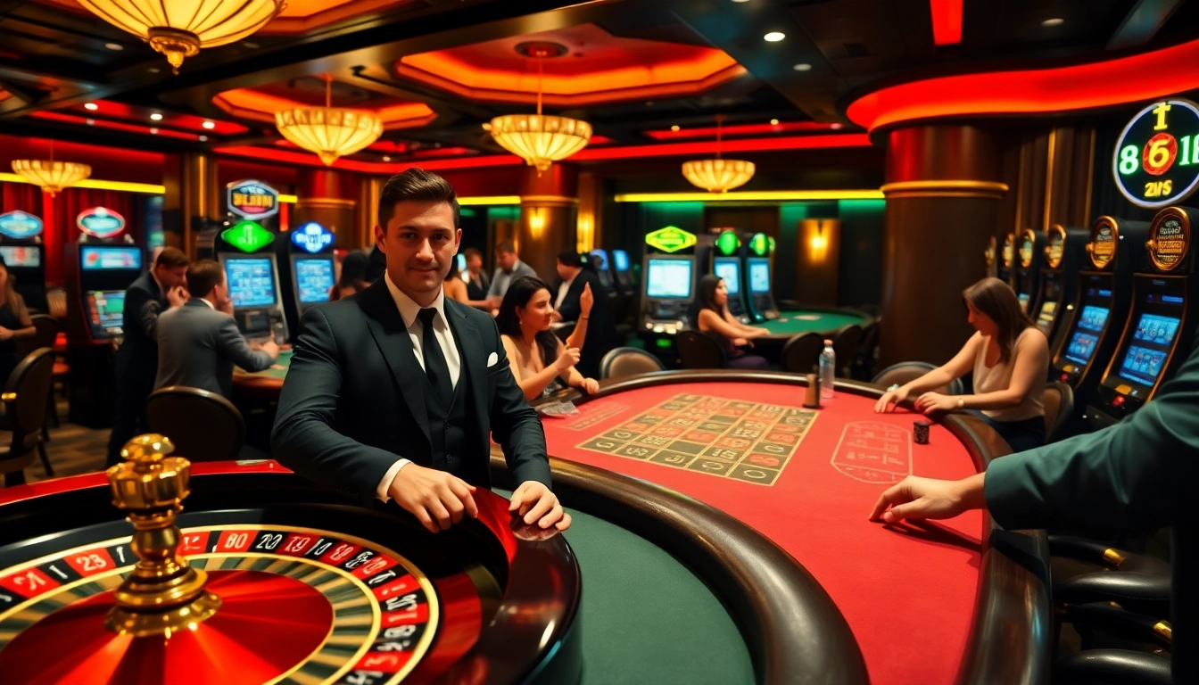 Experience high-stakes excitement at 68VIP casino with vibrant tables and winning players.