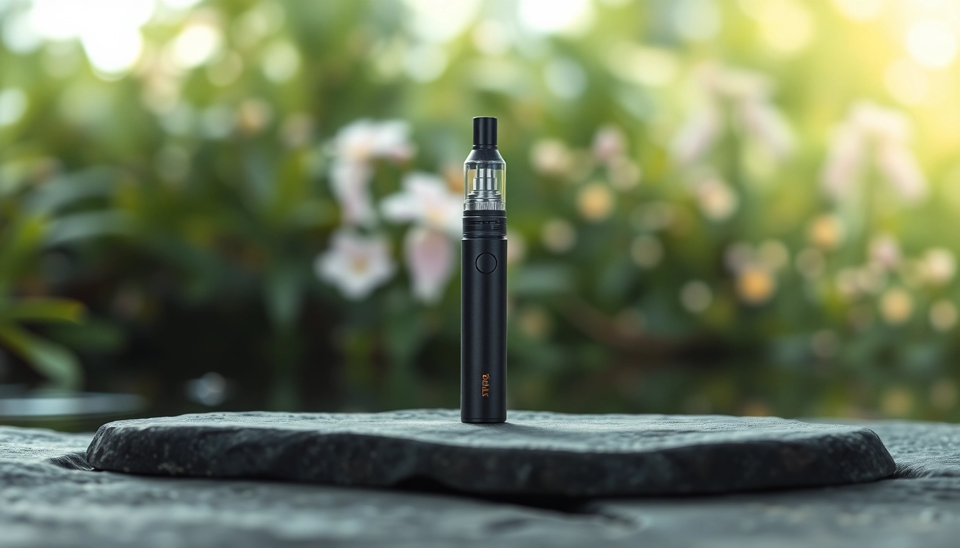 Find where to buy dmt with a professional DMT vape pen showcasing serenity in nature.