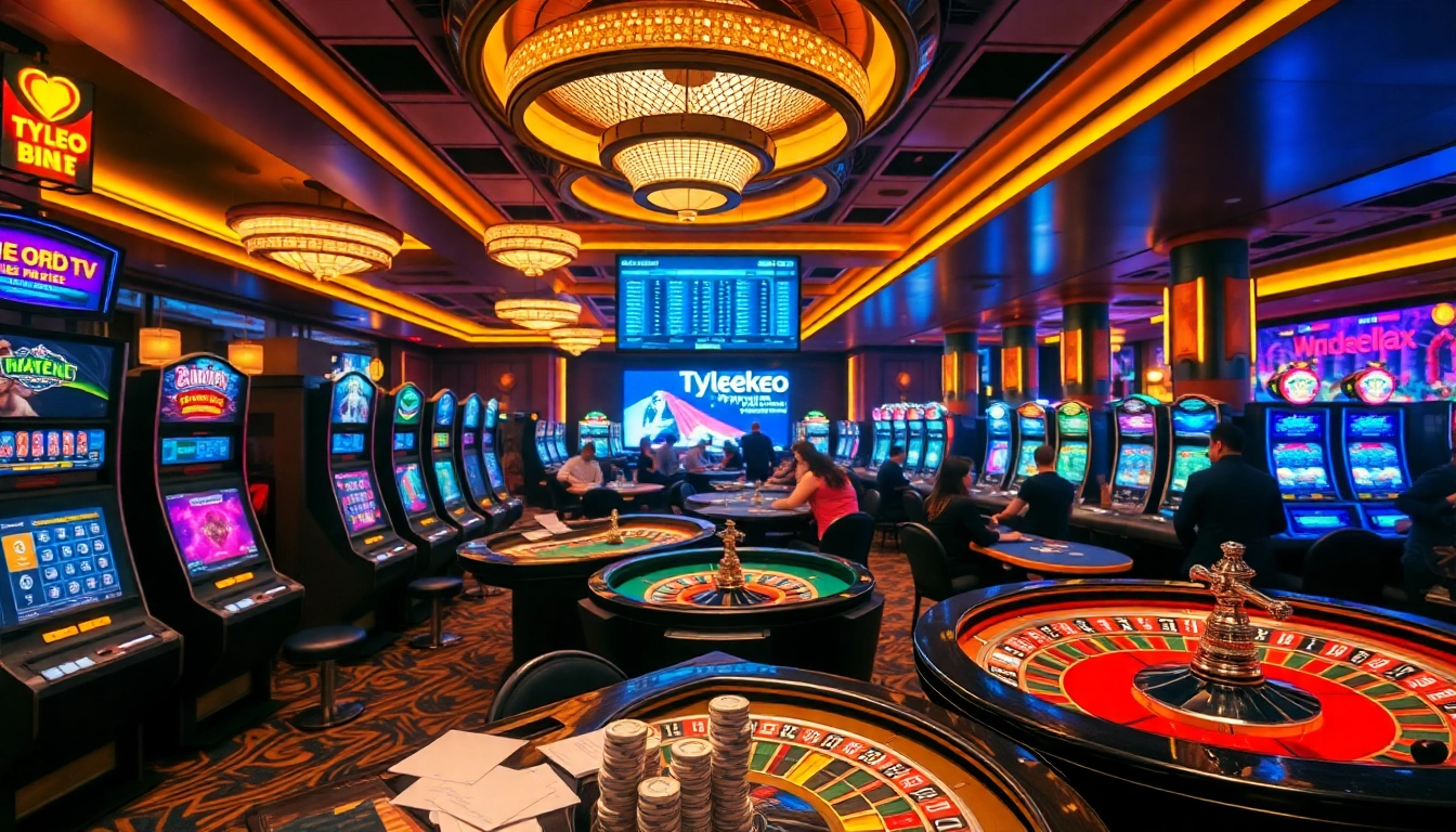 Exciting casino gaming scene highlighting betting slips and odds updates on https://tylekeo.tv/.