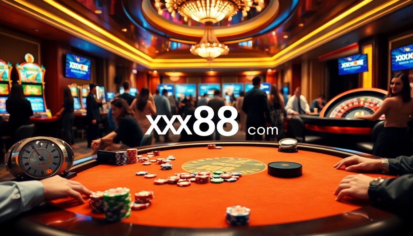 Experience the excitement at xx88.com with vibrant casino tables and engaging players.