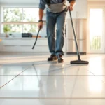 Spotless tiles cleaned by tile cleaners near me in a modern kitchen setting