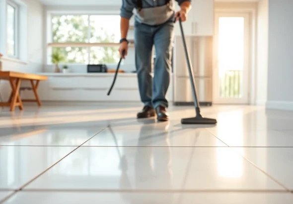Spotless tiles cleaned by tile cleaners near me in a modern kitchen setting