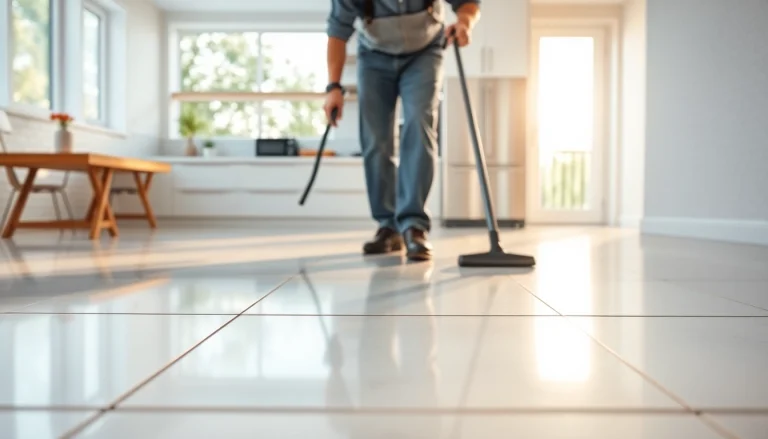Spotless tiles cleaned by tile cleaners near me in a modern kitchen setting