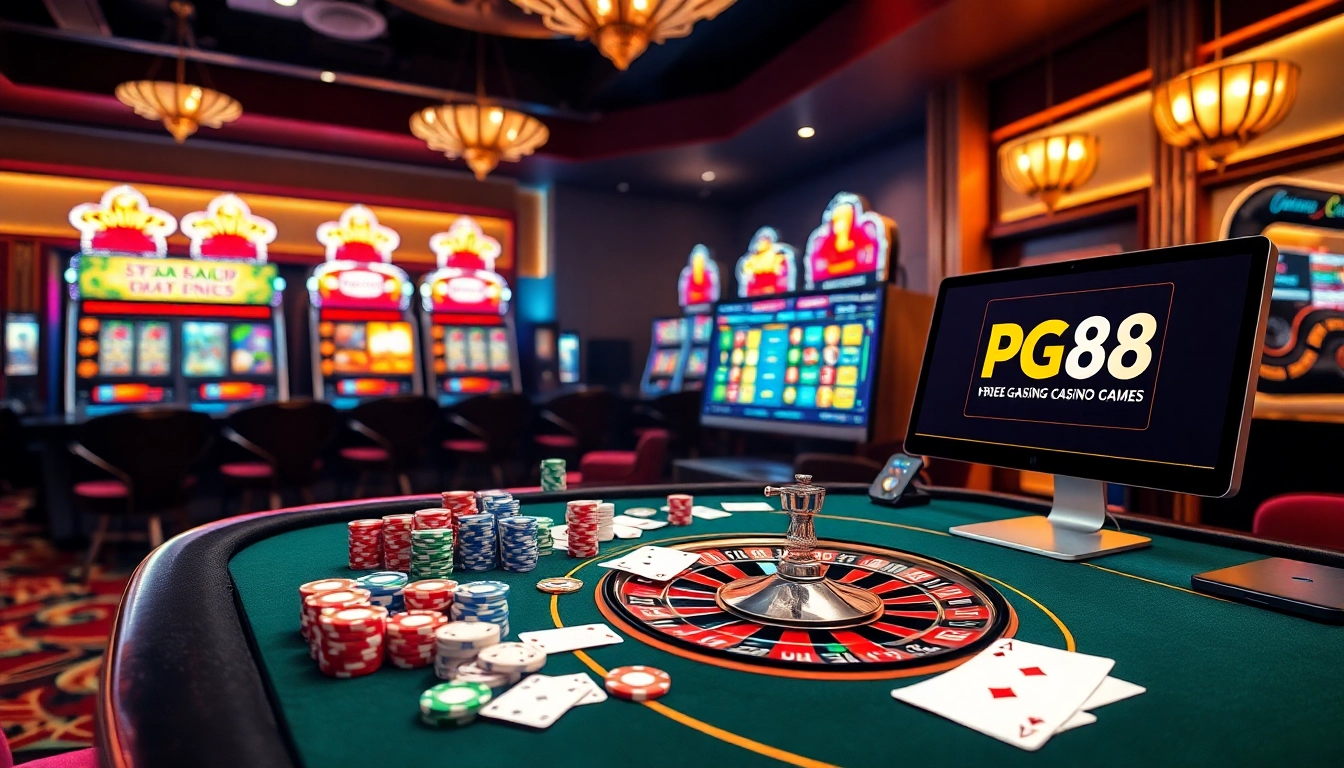 Experience the thrill of gambling at https://pg88hz.vip/ with vibrant casino tables and exciting gaming action.