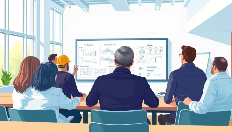 A dynamic construction management training session highlights collaboration and engagement.