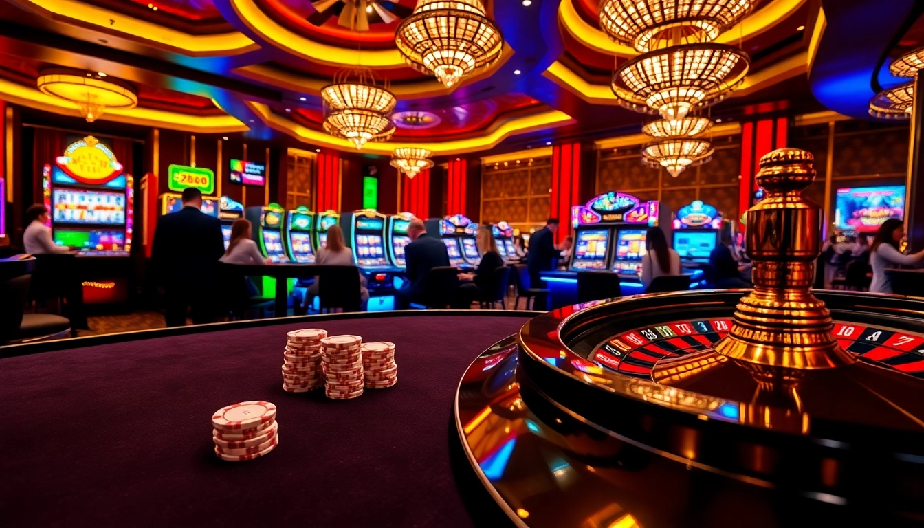 Experience the thrill of gaming at PS 99's vibrant casino tables.
