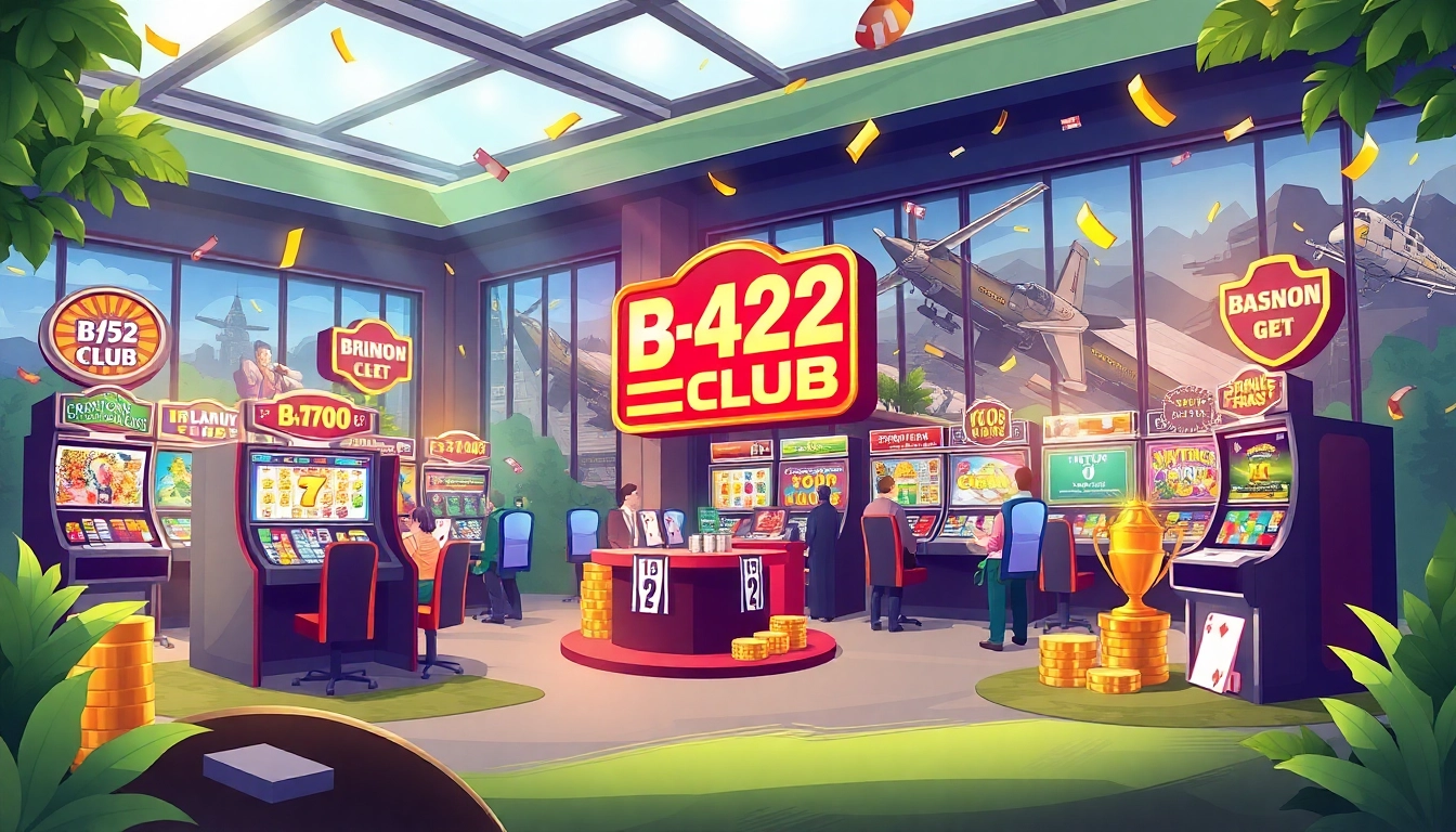 B52Club gaming platform showcasing military-themed digital gaming experience with vibrant visuals.